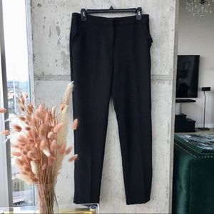 Charlotte Russe Black Straight Leg Black Pants Slacks M